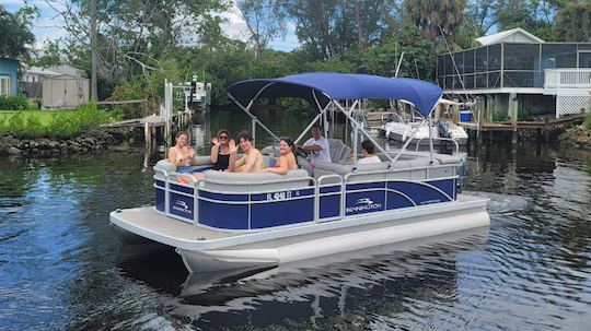 Explore Naples’ Island Beaches & Sunsets on a New Bennington Pontoon