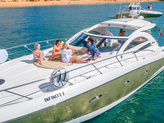 Sunseeker Portofino 53 para alugar na Marina de Albufeira, Algarve