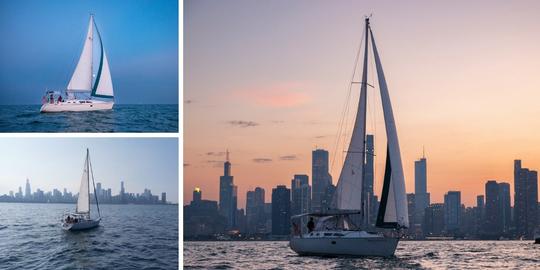 37' Luxury Sailing Yacht in Downtown Chicago