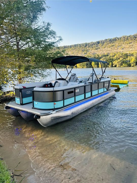 2024 Bentley Party Pontoon on Lake Austin and Lake Travis 