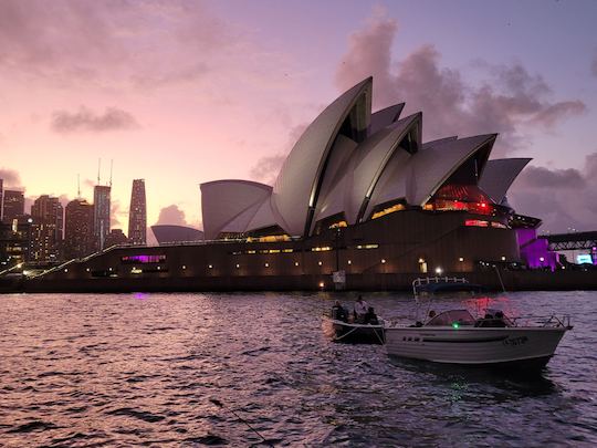 The best Sydney NYE Fireworks in front of the Opera house on Private boat!