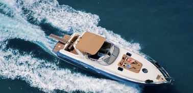 Luxury Speedboat with Cabins - Zakynthos | 39ft Cranchi Yacht