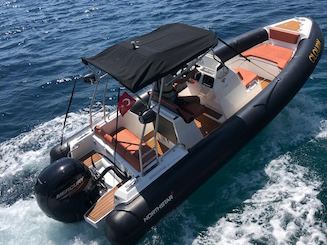 Cloudy Northstar 7 RIB Powered by 150 Hp Mercury Outboard Engine