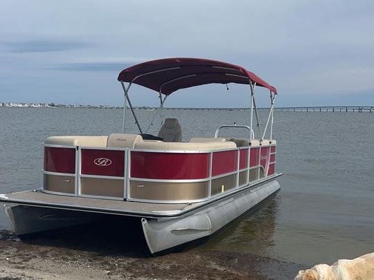 Private pontoon boat rides on the barnegat bay