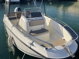 Quicksilver 505 Open 80CV speedboat in Cascais, Lisbon