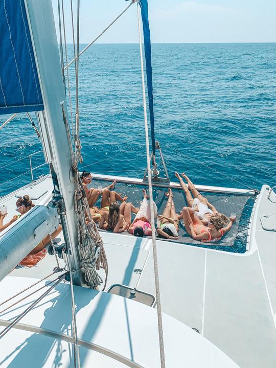 Excursion privée en catamaran et plongée avec tuba tout compris, Tamarindo, Costa Rica