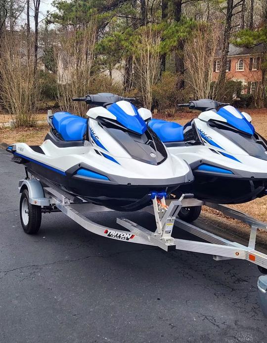 Two 2023 Yamaha VX-C Waverunners Rent 1 or 2 on Lake Lanier