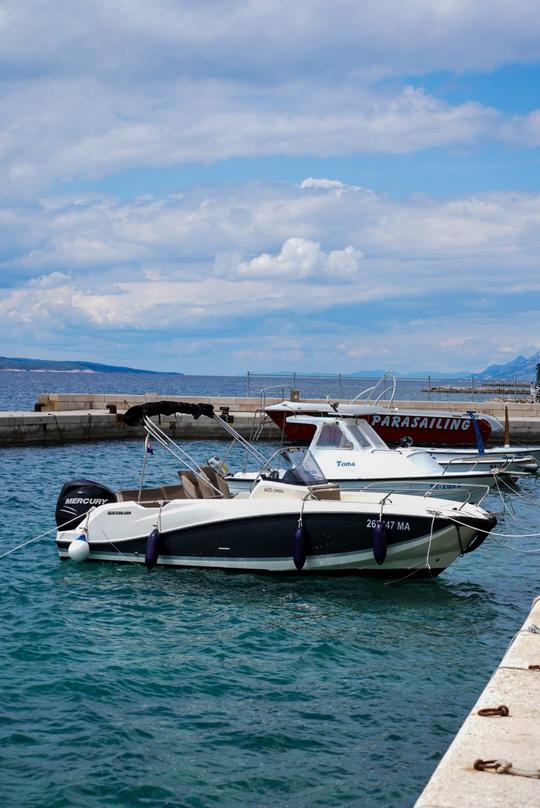 Quicksilver  Activ 605 open Bowrider Rental in Makarska, Croatia