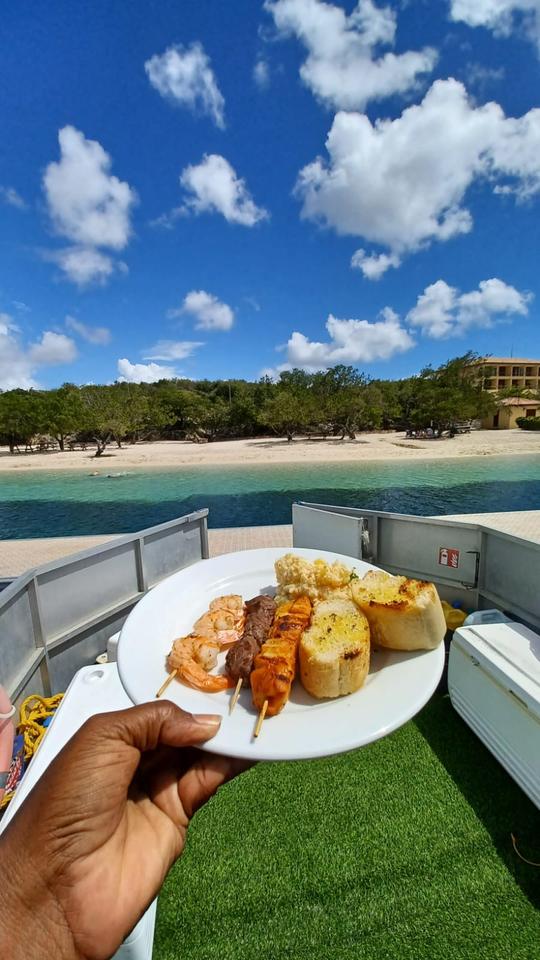 Passeio turístico e passeio de natação em villa de luxo