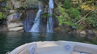 Magical Memories at Lake Jocassee on a 24 foot power boat