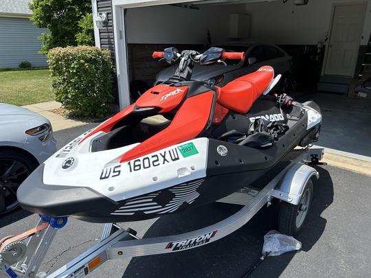 2024 Sea-Doo Spark Trixx 3 Jet Ski Rental In Fox Lake, IL