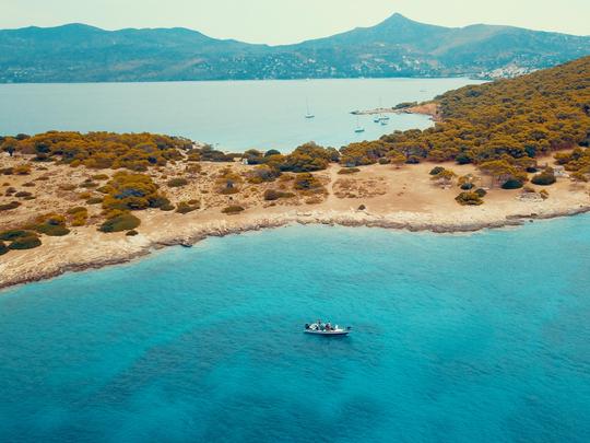 Cruise around Saronic Gulf / Aegina island - Moni islet - Perdika