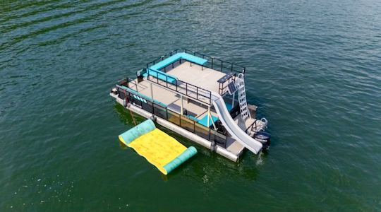 29ft Double Decker Hulk 24-Passenger w/Slide, LilyPad, & Restroom