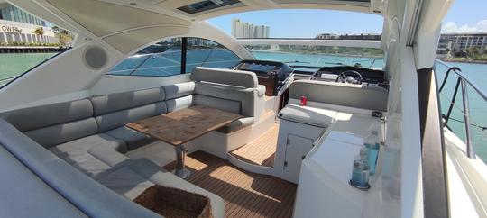 Sunseeker 50  #GMBSS50PF Cancun Playa del Carmen to Isla Mujeres and Isla Blanca