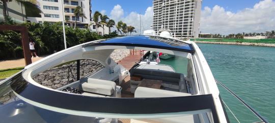 Sunseeker 50  #GMBSS50PF Cancun Playa del Carmen to Isla Mujeres and Isla Blanca