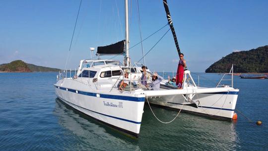 Catamarã à vela boêmio de 50 pés