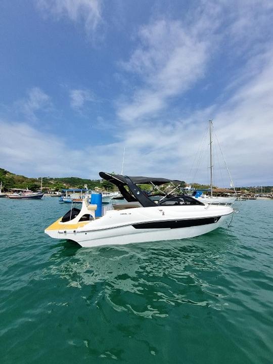 Alquiler de Yate Coral Motor de 26 pies en Búzios, Río de Janeiro, Brasil