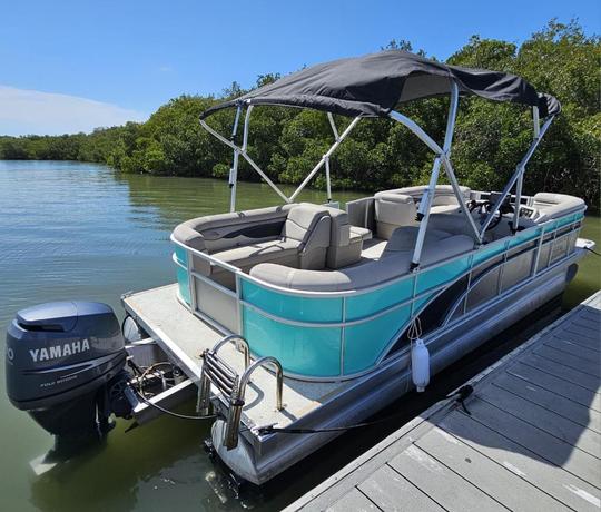 Ponton Bennington 2019 de 22 pieds, 90 ch, Garmin, ESSENCE INCLUSE, spécial du matin 8-12, 249$