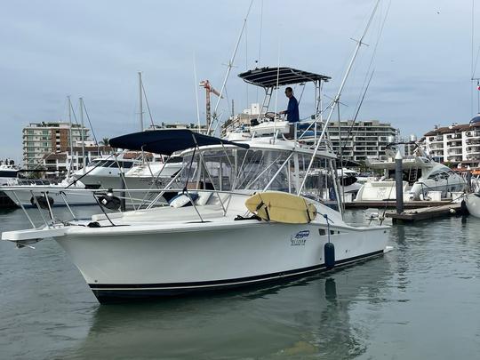 Charter de pesca profesional: yate Luhrs Sport Fisherman de 32 pies