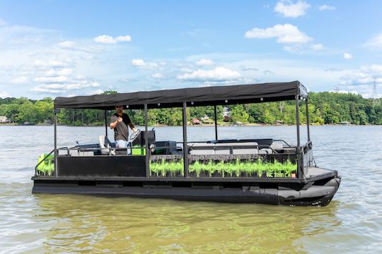 Pontón Party Barge para 12 personas en el lago Wylie