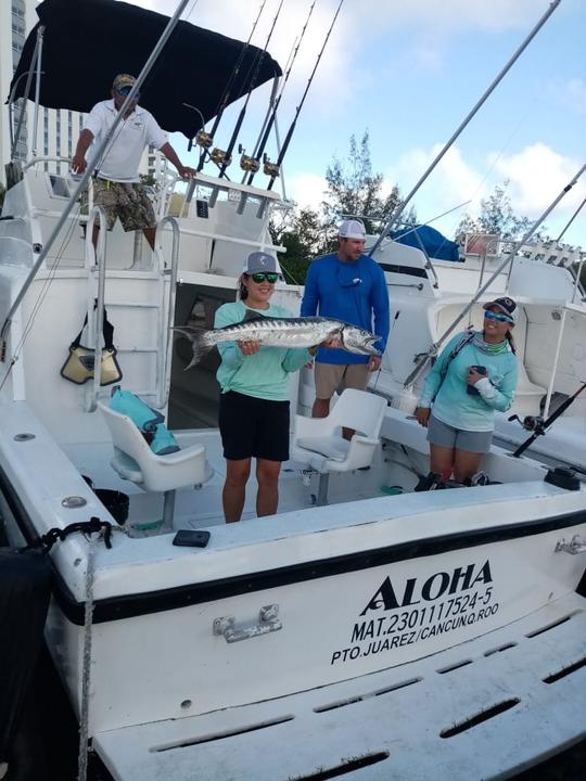 Bateau de pêche de 31 pieds Cancún