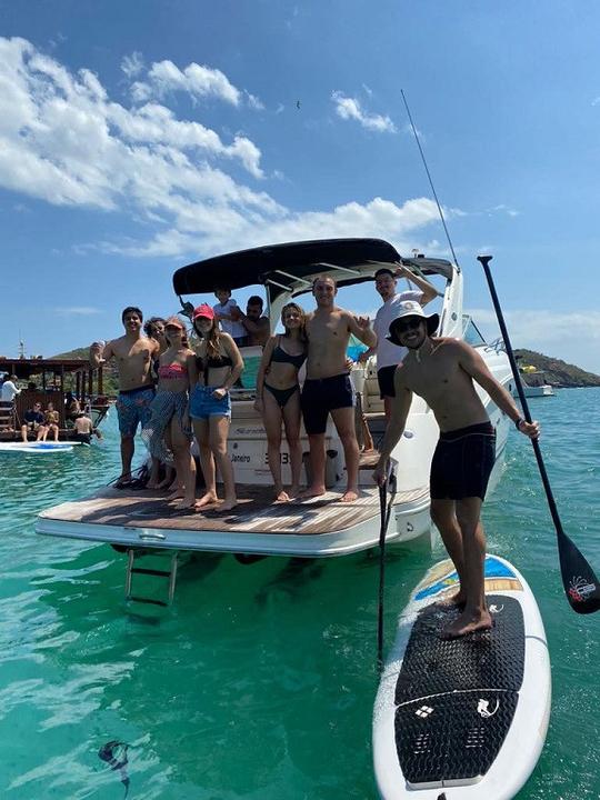 Location de yacht à moteur Searay de 37 pieds à Búzios, Rio de Janeiro, Brésil