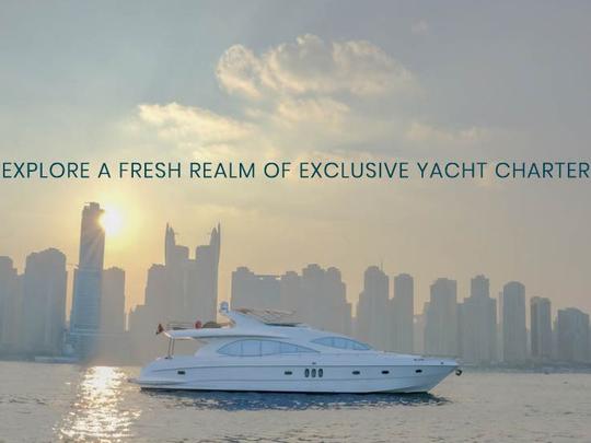 88ft Gulf Craft Luxury Yacht for 50 guests for rent in DUBAI