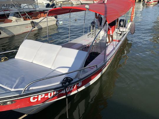 Barco Eduardoño de 25 pies para alquilar en Cartagena