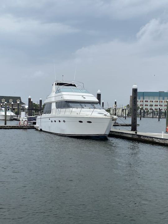 Yacht Carver de 53 pouces disponible, pour les croisières au coucher du soleil et d'une journée, les événements d'entreprise et les fêtes