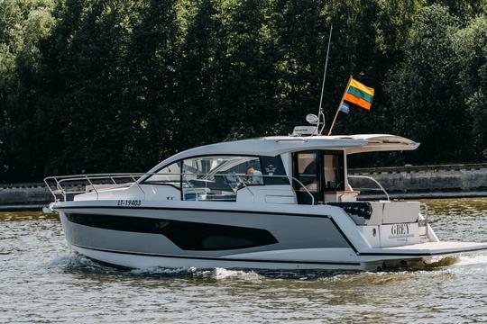 Frete diário com o novo Sealine C335 GREY em Klaipeda, Báltico, Lituânia