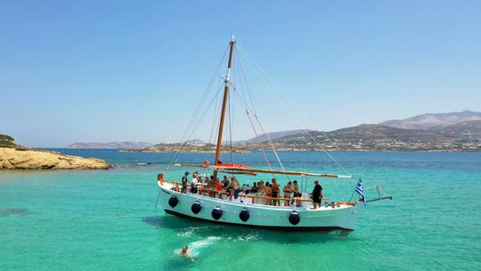 Excursion quotidienne en bateau avec tuba à Antiparos et Despotico