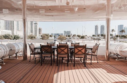 Experience DUBAI on our 125FT MEGA YACHT!