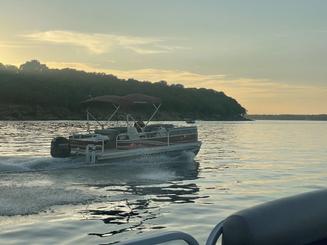 10 Hour Pontoon Rental on Keystone Lake - YOU DESERVE THIS!