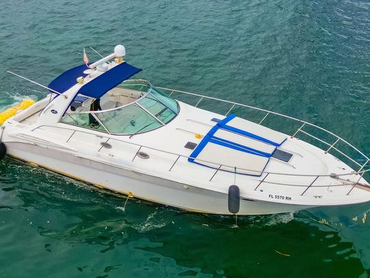 Profitez de Miami avec le yacht à moteur Sundancer de 44 pieds ! ! !