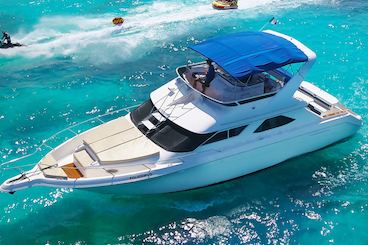 Yacht de luxe Sea Ray de 48 pieds avec FlyBridge à Cancún