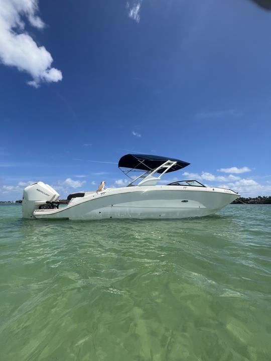 Enjoy a day in Miami aboard our Sea Ray 29ft