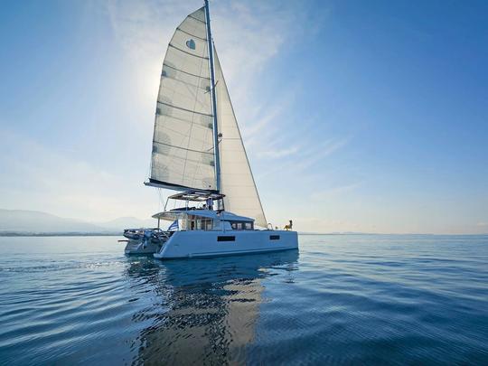 Lagoon 450F - Sailing catamaran for Cruise Kissamos Crete (Gramvousa-Balos)