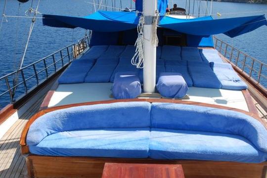 Turkey Boat Charter 6 Cabins 12 Persons Blue Cruise Tour