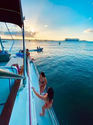 Party Boat at San Juan Bay | Sunset Cruise | Drink & Snacks