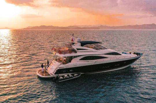 Méga yacht Sunseeker 90 à louer à Chang Wat Phuket !