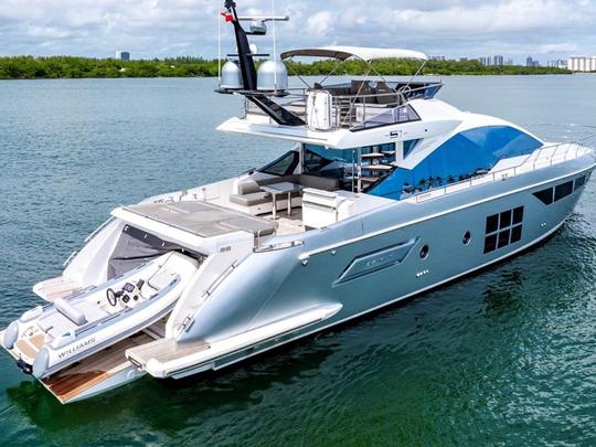 PROFITEZ DE MIAMI sur 72FT AZIMUT ! ! !