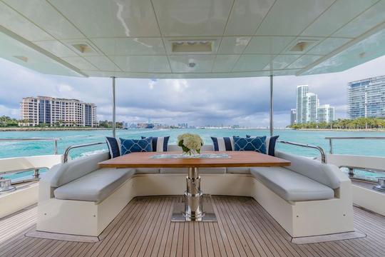 Luxury 75’ft yacht with Captain and Crew