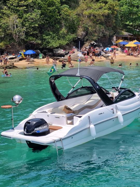 24ft "Iara" Coral Motor Yacht Rental in Búzios, Rio de Janeiro, Brazil