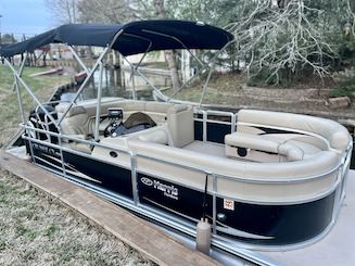 Harris 90HP Pontoon Boat Ready To Go