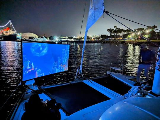 NOITE DE CINEMA A BORDO