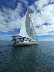 Charter Plankton, a Thierry Stump 42´, in Ilhabela