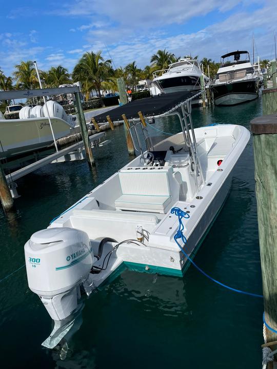 21ft Angler for private charter in Nassau