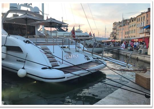 ENZO Overmarine Mangusta 92 Mega Yacht Rental in Monaco