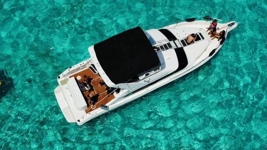 Explore Cancun: A luxury adventure with the Sea Ray 50 ft Yacht.