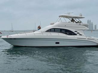 Enjoy Cartagena on a Beautiful 60ft Sea Ray Motor Yacht!